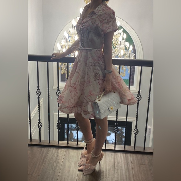 🌸AVAILABLE FOR HIRE🌸 ZIMMERMANN Matchmaker Flip Mini Dress - Picture 15 of 16